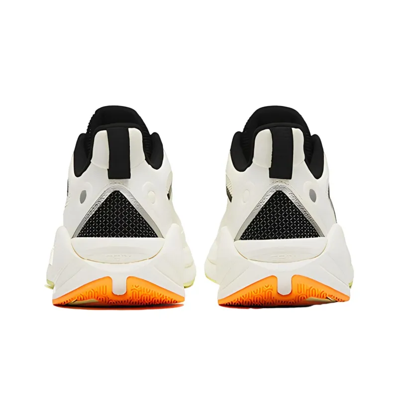 Anta C37 3.0 Anti Slip And Wear Resistant Breathable Low Top Running Shoes Black White Green-4