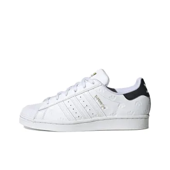 Adidas Women's Superstar 'Allover Debossed Trefoils White Black' Women's