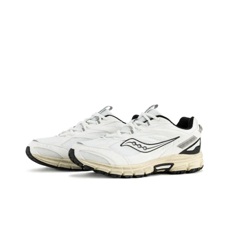 Saucony Cohesion 2K Cushioning Anti Slip And Wear Resistant Low Top Casual Running Shoes Unisex White-2