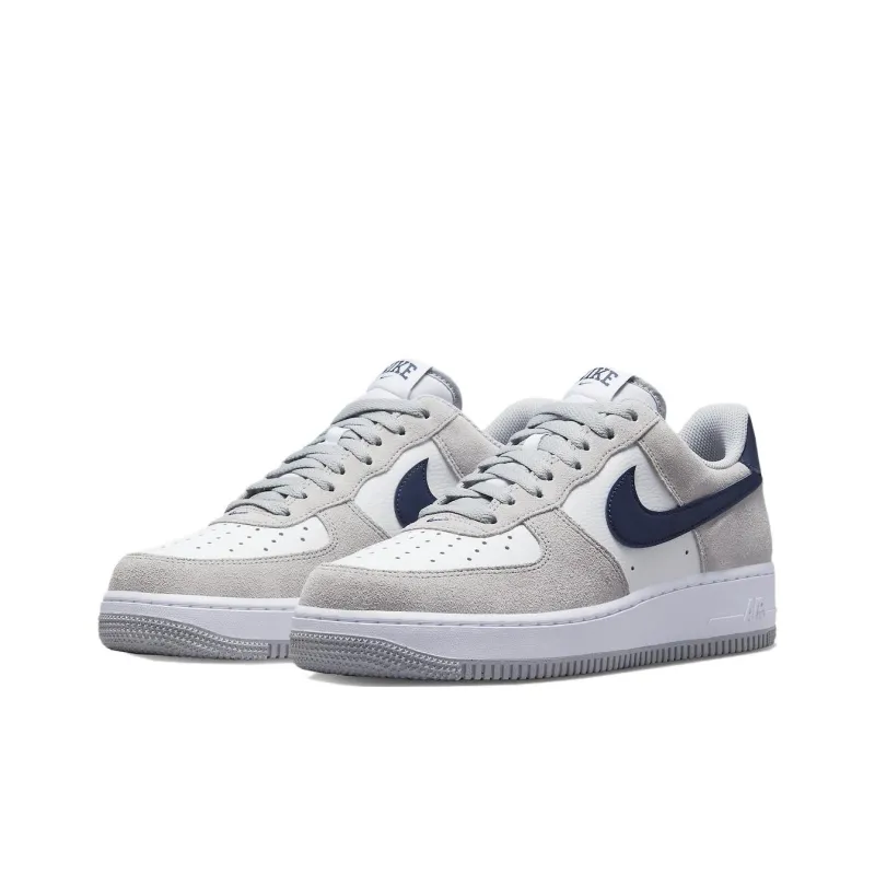 Nike Air Force 1 Low '07 Light Smoke Grey Midnight Navy-2