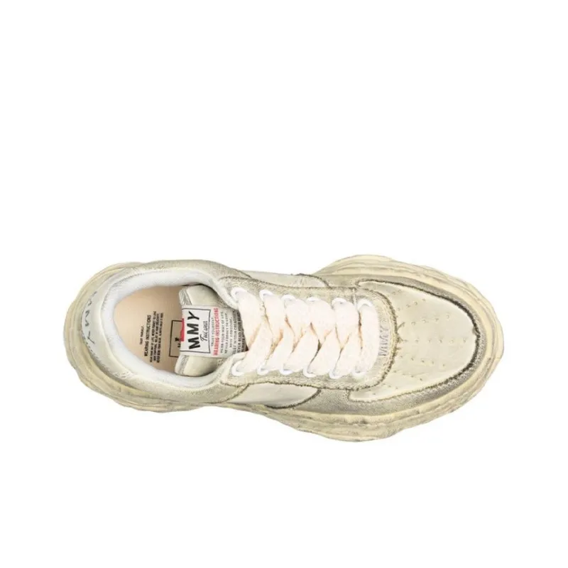 MIHARA YASUHIRO Wayne Low-Top Skateboard Shoes Unisex Ecru Vintage Version-2