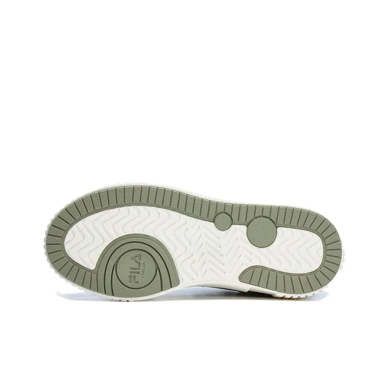 FILA BLOCKS Low Top Skateboard Shoes Men's White Green-4