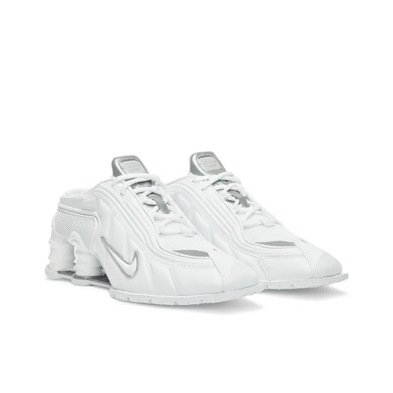 Nike X Martine Rose Shox Mule MR4 'White Metallic Silver' Women's-2