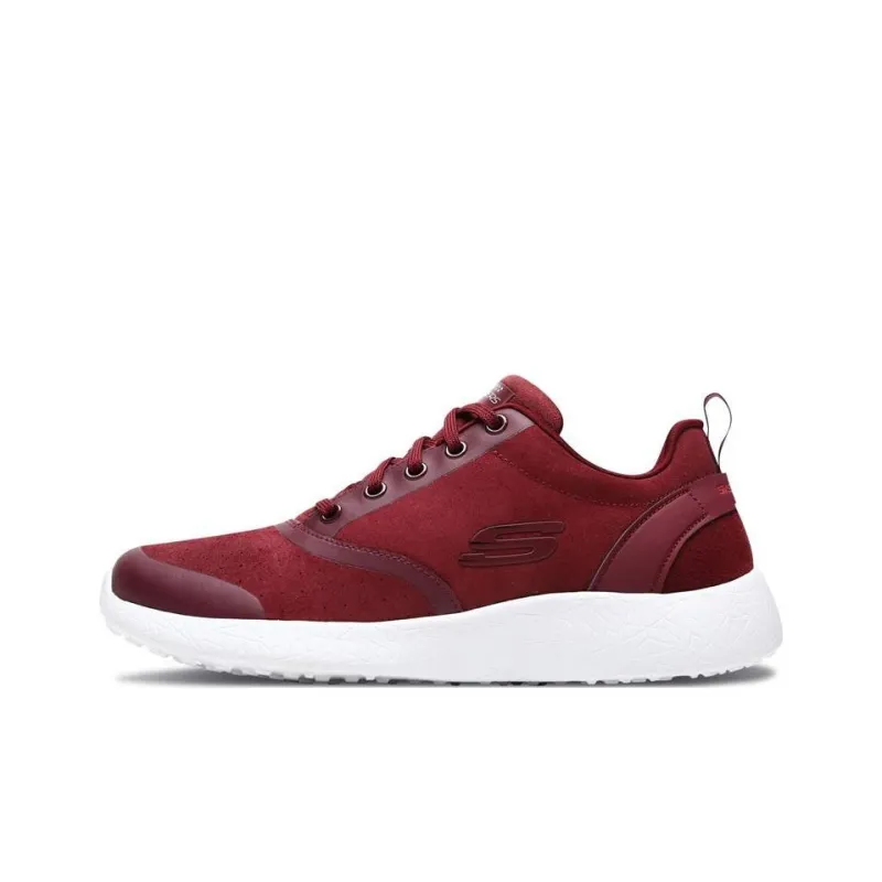 Skechers Burst Non-slip Wear-resistant Shock Absorption Low-Top Sports Casual Shoes Women's Deep Red-0