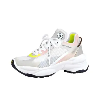 LOUIS VUITTON Run 55 Cushioning Anti Slip And Wear Resistant Low Top Casual Shoes Women's Gray