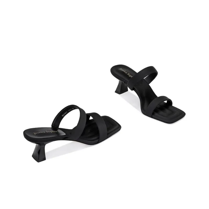 JESSICA SOPHIA Slip-Resistant Slide Slippers Women's Black-1