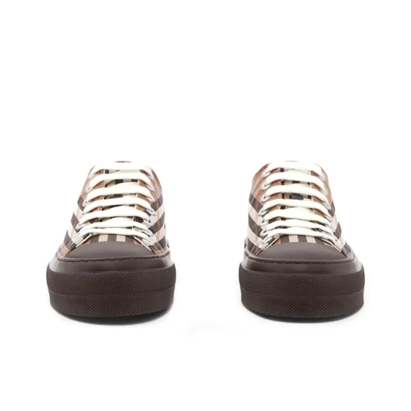 Burberry Check-print Low-top Sneakers-2
