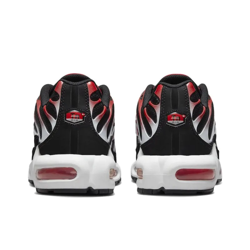 Nike Air Max Plus Black White University Red-4