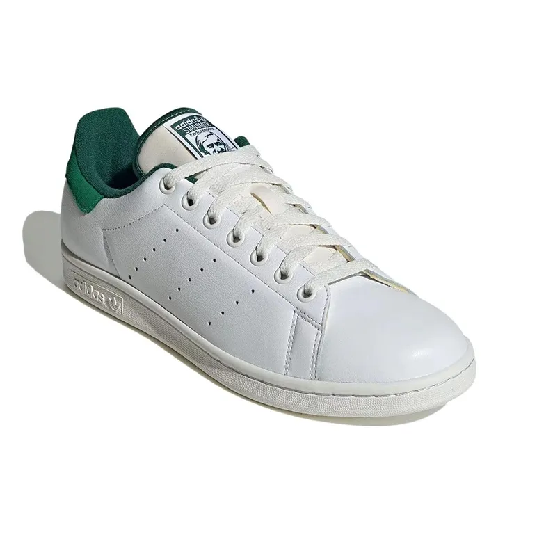 Adidas Stan Smith 'White Green Suede Heel'-2