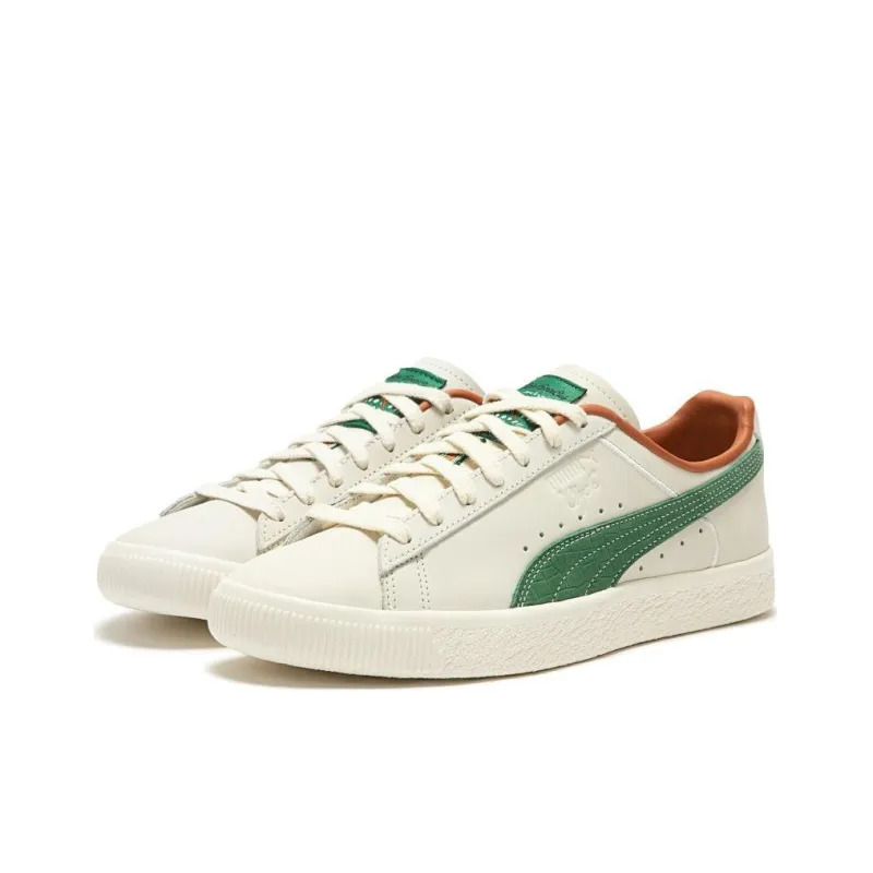 PUMA Clyde Fg Pristine White Vine Green-2