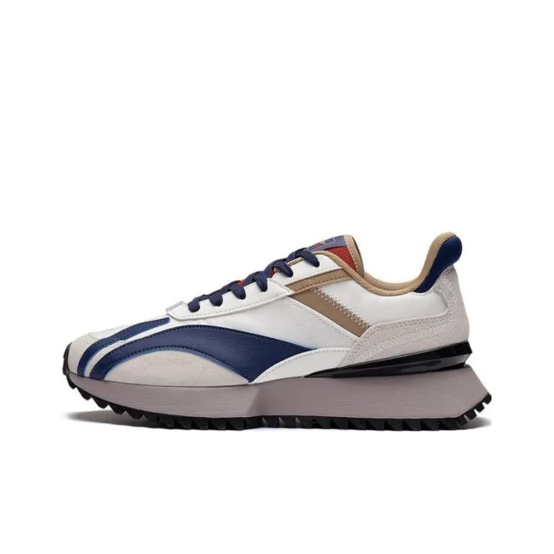 LiNing Anti Slip Wear Resistant Low Top Sports Casual Shoes Men's Navy-0