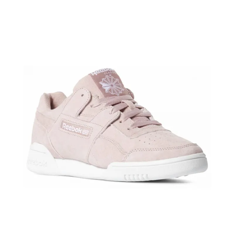 Reebok Workout Skateboard Shoes Women's Low-Top Pink-2