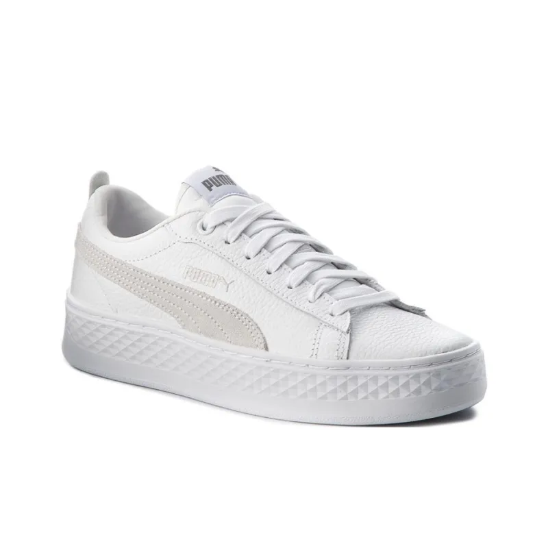 PUMA Smash Platform Low 'White' Women's-1