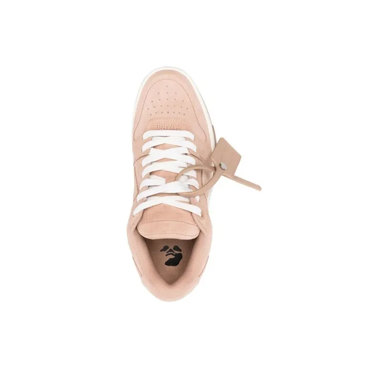 OFF-WHITE Out Of Office OOO Low Tops Dark Suede-4