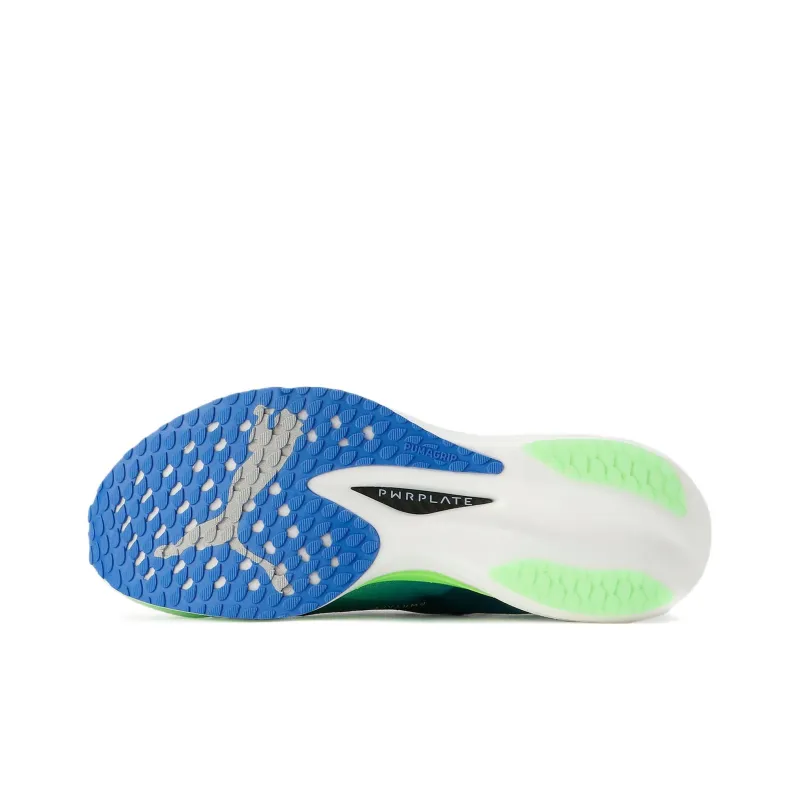 PUMA Deviate Nitro Elite 2 Anti Slip And Wear Resistant Breathable Mid Top Running Shoes Men's Turquoise-5