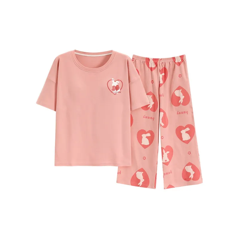 Vine Color Women's Pajama Sets-4