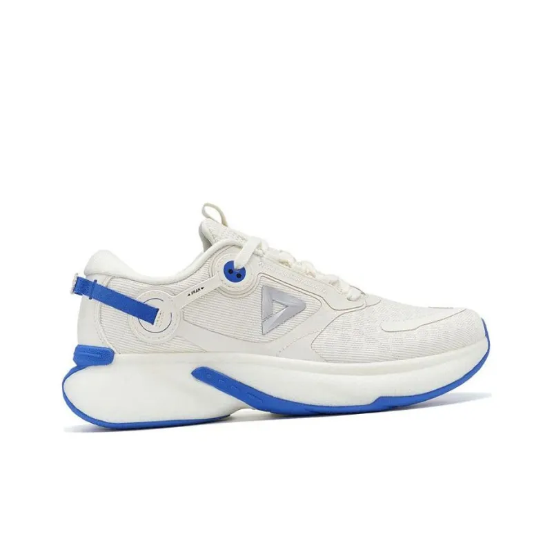 PEAK Flying Arc Cushioned Wear Resistant Breathable Low Top Running Shoes Men's White Blue-1