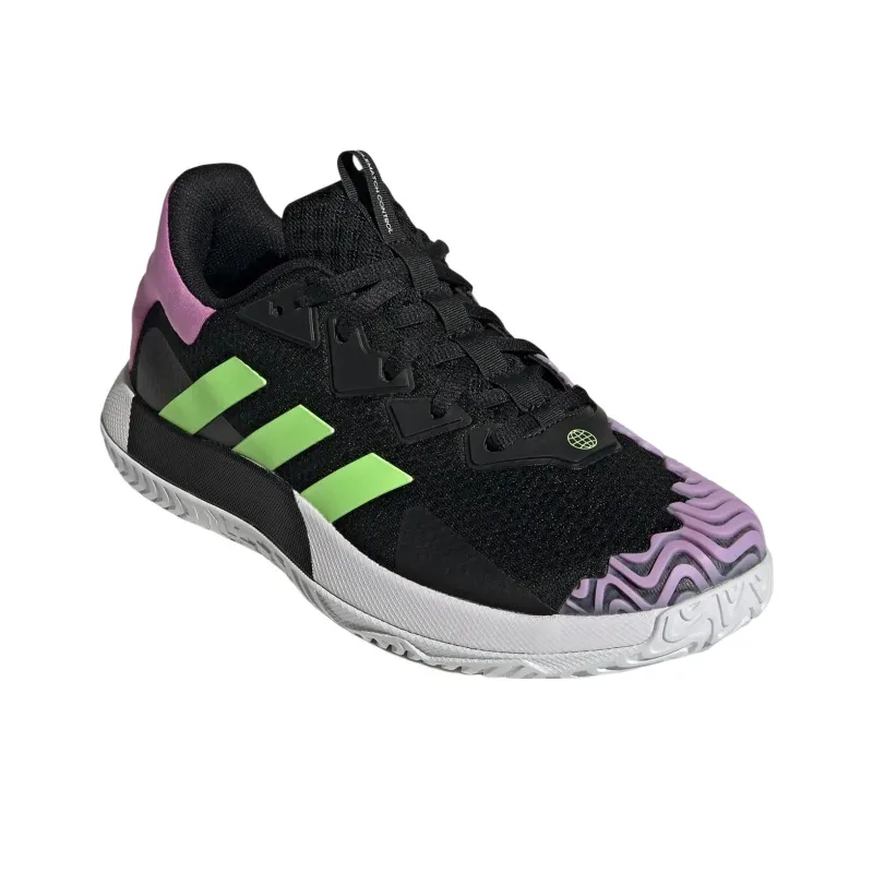 Adidas Solematch Control Core Black Signal Green Pulse Lilac-2
