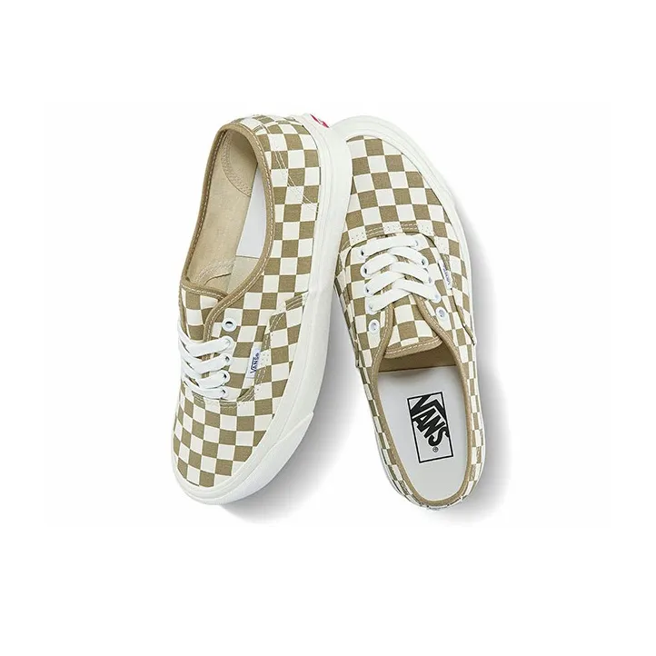 Vans Style 44 Low Tops Casual Skateboarding Shoes Unisex Brown White-3