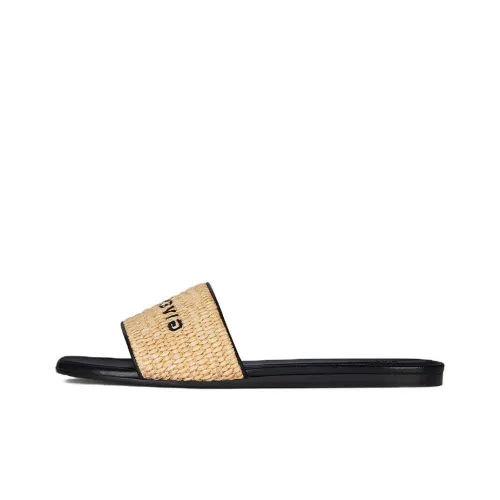 Givenchy 4G Slide Slippers Women's Beige/Black