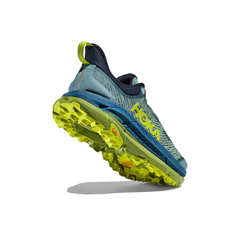 HOKA ONE ONE Mafate Speed 4 'Stone Blue Dark Citron'-6