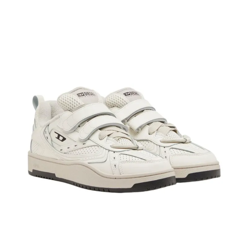 DIESEL S-Ukiyo Low-Top Skateboard Shoes Men's White-2