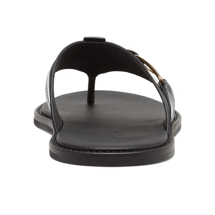 FENDI O'Lock Flip Flops Men's Black-3