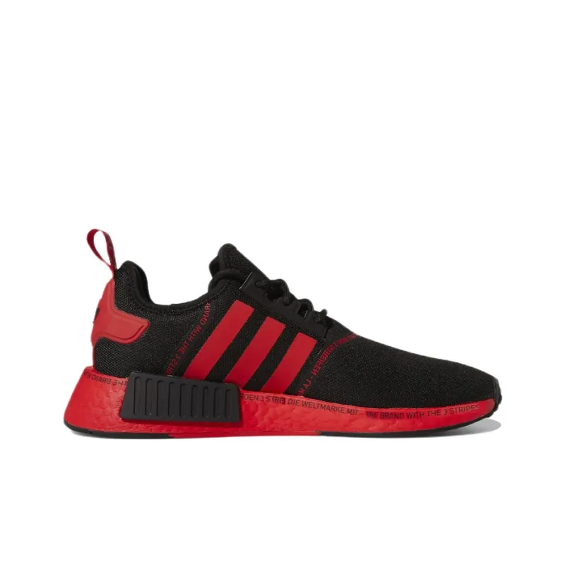 Adidas Originals Nmd R1 Black Vivid Red-1