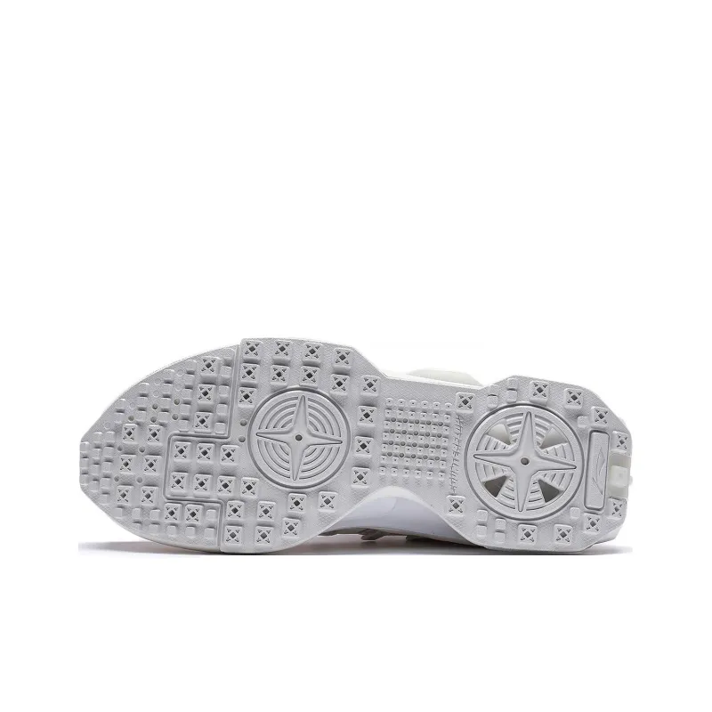 LiNing CF Hiking 2.0 Anti Slip And Wear Resistant Warm Low Top Sports Casual Shoes Unisex Ivory-4
