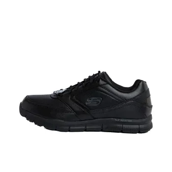 Skechers Relaxed Fit Nampa Cushioning Anti-Slip And Wear-Resistant Low-Top Casual Shoes Men's Black