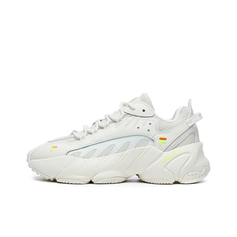 FILA FUSION ADE Anti-Slip Wear-Resistant Low-Top Running Shoes Women's Off-White-0