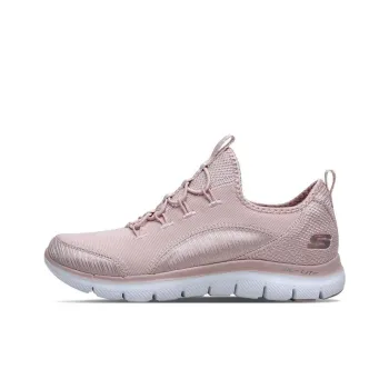 Skechers Flex Appeal 2.0 Anti-Slip And Wear-Resistant Lightweight Low-Top Sports Casual Shoes Women's Light Pink