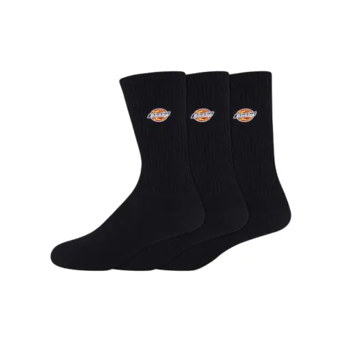 Dickies Mid-Calf Socks Men's 3 Pack Black