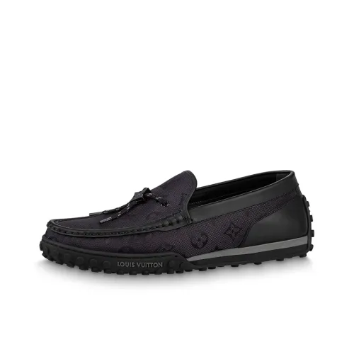 LOUIS VUITTON RACER Men's Casual Shoes Men Low-Top Black