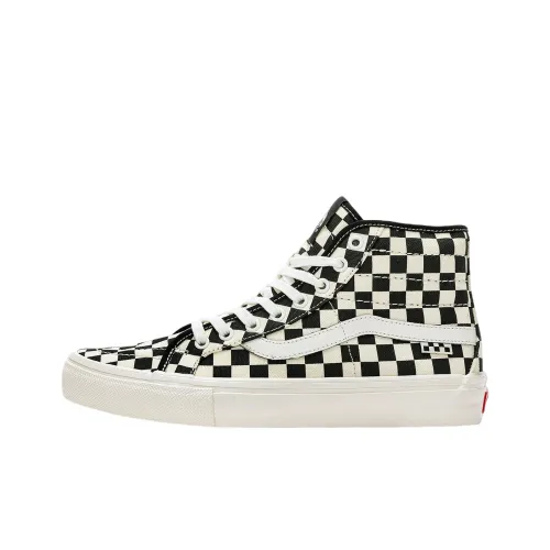 Vans SK8 Skateboard Shoes Unisex High-Top Black/White