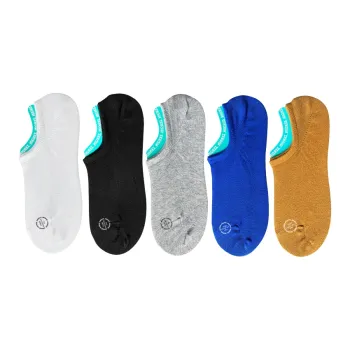 ZEROIN No Show Socks Men's 5 Pack
