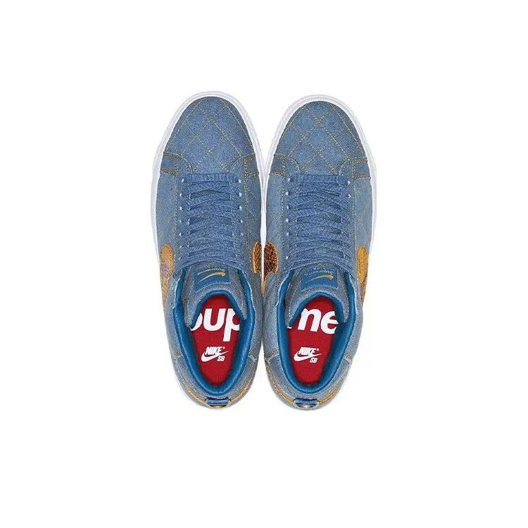 Nike Sb Blazer Mid Qs Supreme Denim-2