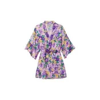 Victoria's Secret SEXY KI Pajama Robe Women's Purple