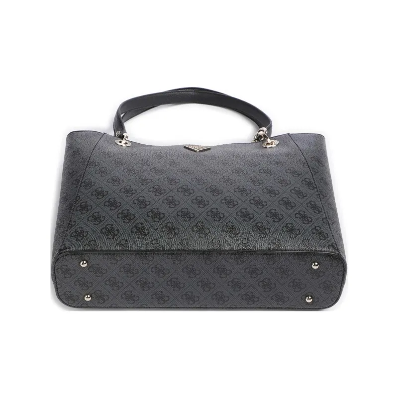 GUESS Polyurethane One Shoulder Handbag Regular Women's Black & Multicolor-3