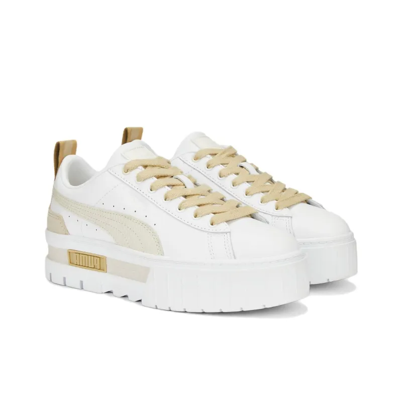 PUMA Mayze Luxe 'White Pale Khaki' Women's-3
