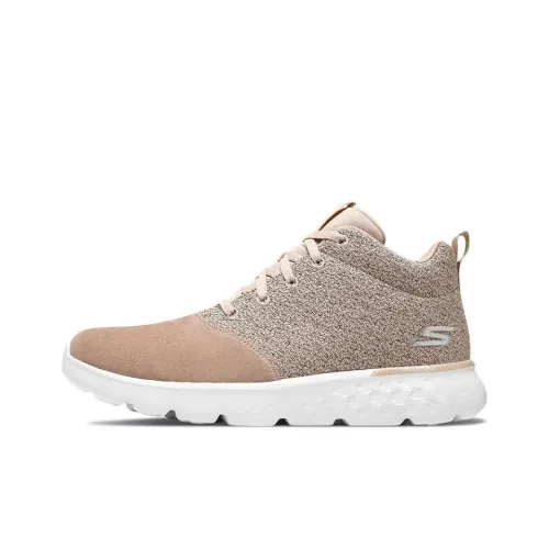 Skechers Go Run 400 Non-slip Wear-resistant Shock Absorption Mid-Top Running Shoes Brown