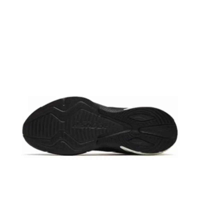 Anta DuCi4 Cushioning, Slip Resistant, And Abrasion Resistant Low Top Running Shoes Men's Black White Red-5
