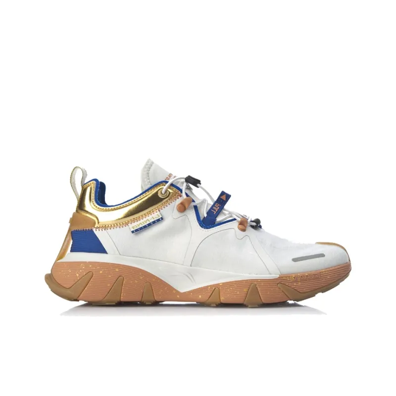 LiNing Badfive 1 Badfive Speed Only Chu Has The Material Cushioning Low Top Basketball Shoes Men's Ivory-1