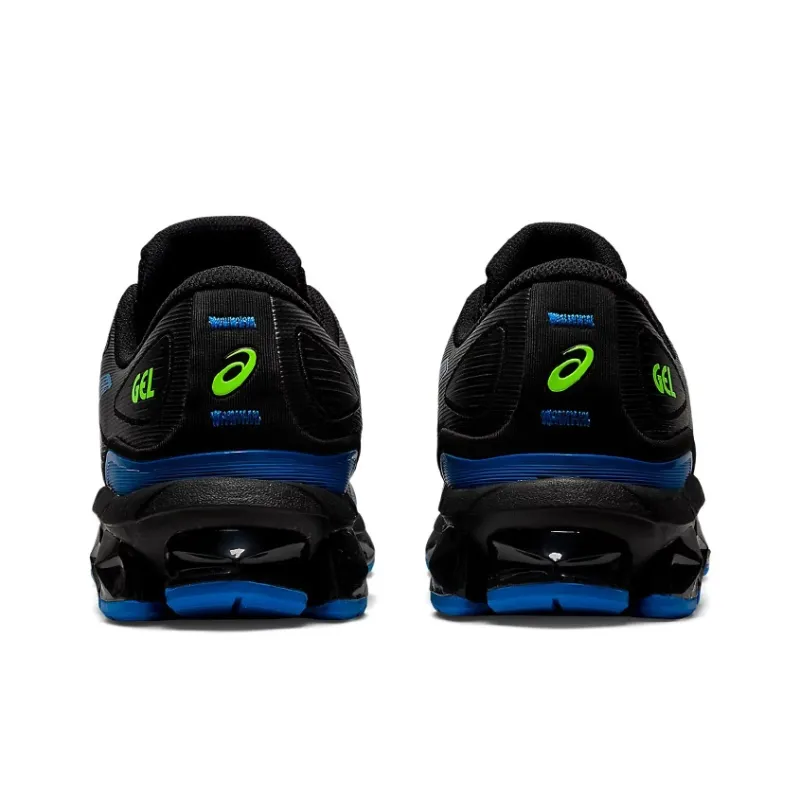 Asics GEL Quantum 7 Anti Slip Wear Resistant Low Top Running Shoes Men's Black Blue-4