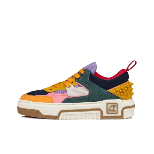 CL LUBOTING Astroloubi Low Top Skateboard Shoes Men's Yellow Green Pink