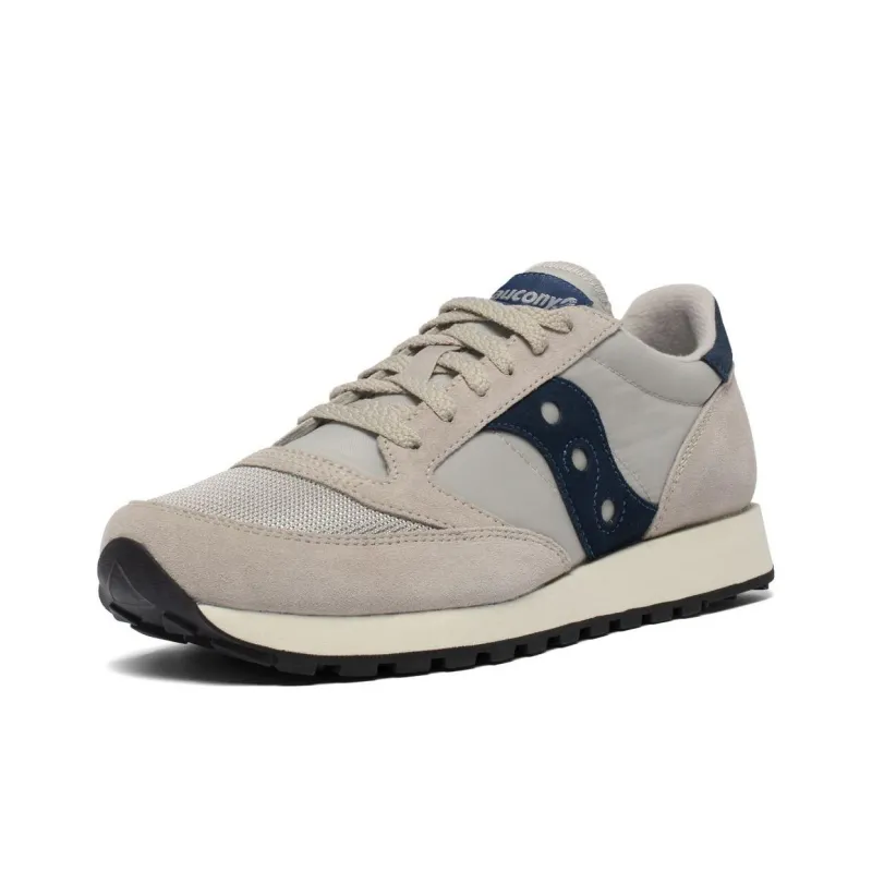 Saucony Jazz Original Original Vintage Wear-resistant And Lightweight Low-Top Running Shoes Ash Marine Blue-2