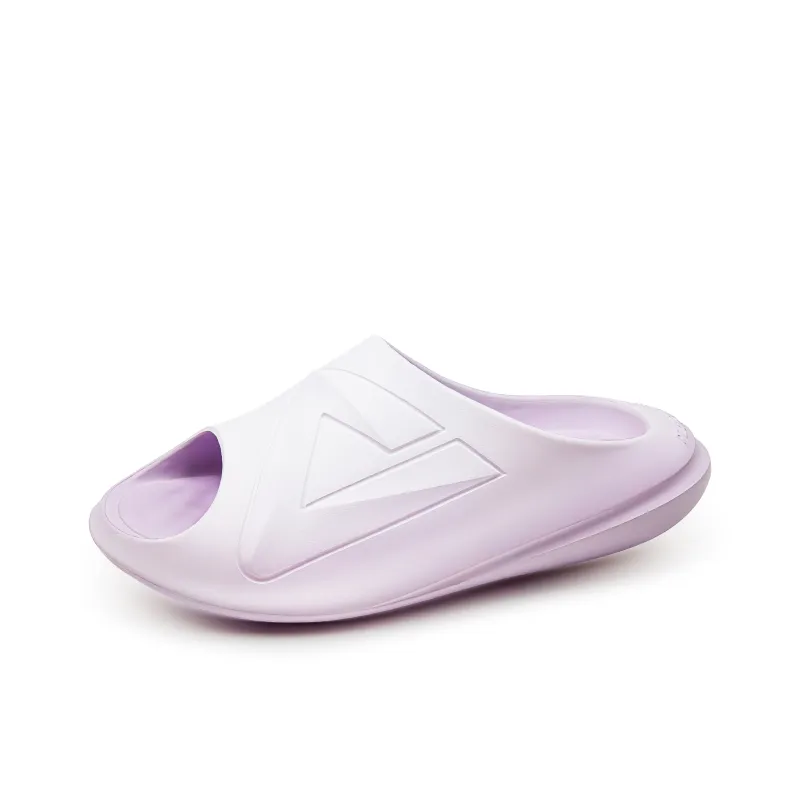 PEAK Very Small Fat Drag Slide Slippers Unisex Light Snow Purple-1