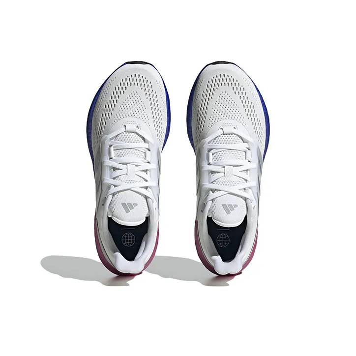 Adidas Pureboost 22 Cloud White Grey Lucid Blue-4