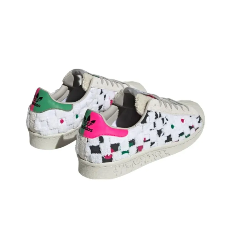 Adidas Originals Superstar 80s X Han Meilin 'White Black Green'-4