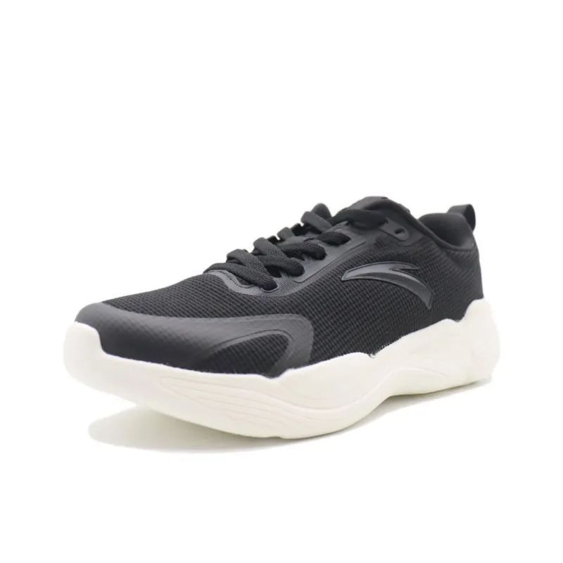 Anta Variety Training Collection Cushioning Breathable Lightweight Low Top Training Shoes Black White-2